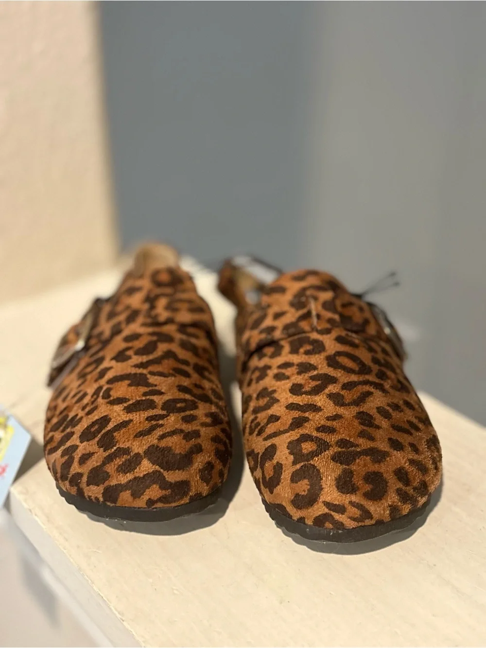 NEW— Toddler Berlin Clogs – Cat & Jack Brown Leopard Spot Little Girls Size 11